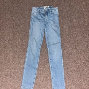 Light blue skinny jeans